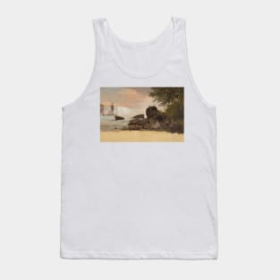 View of the Canadian Falls and Goat Island by Frederic Edwin Church Tank Top